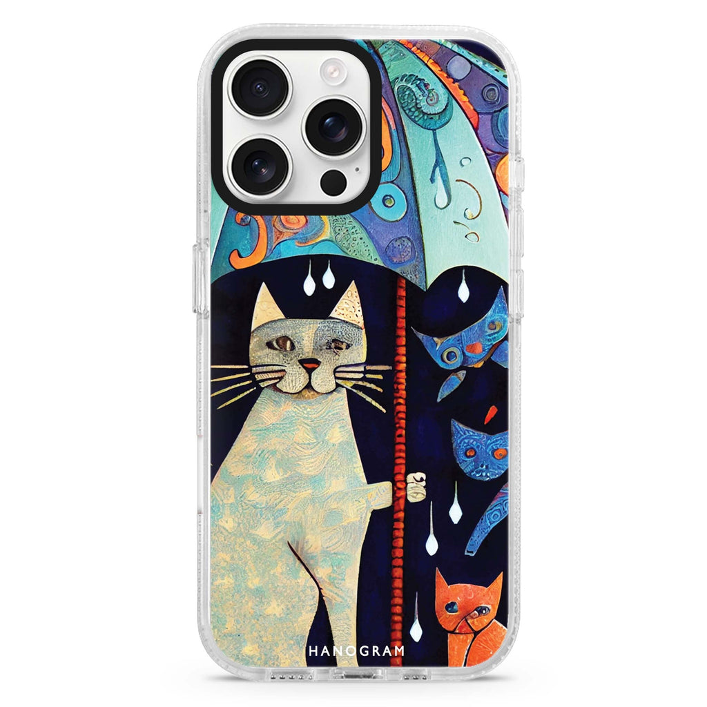 Raining Cat iPhone 16 Pro & 16 Pro Max Case - Personalized and Stylish Protection
