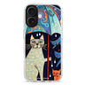 Raining Cat MagSafe Compatible iPhone 16 Ultra Clear Case - Personalized and Stylish Protection