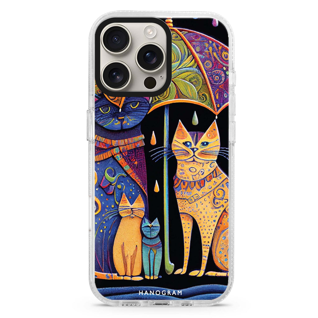 Raining Cat iPhone 16 Pro & 16 Pro Max Case - Personalized and Stylish Protection