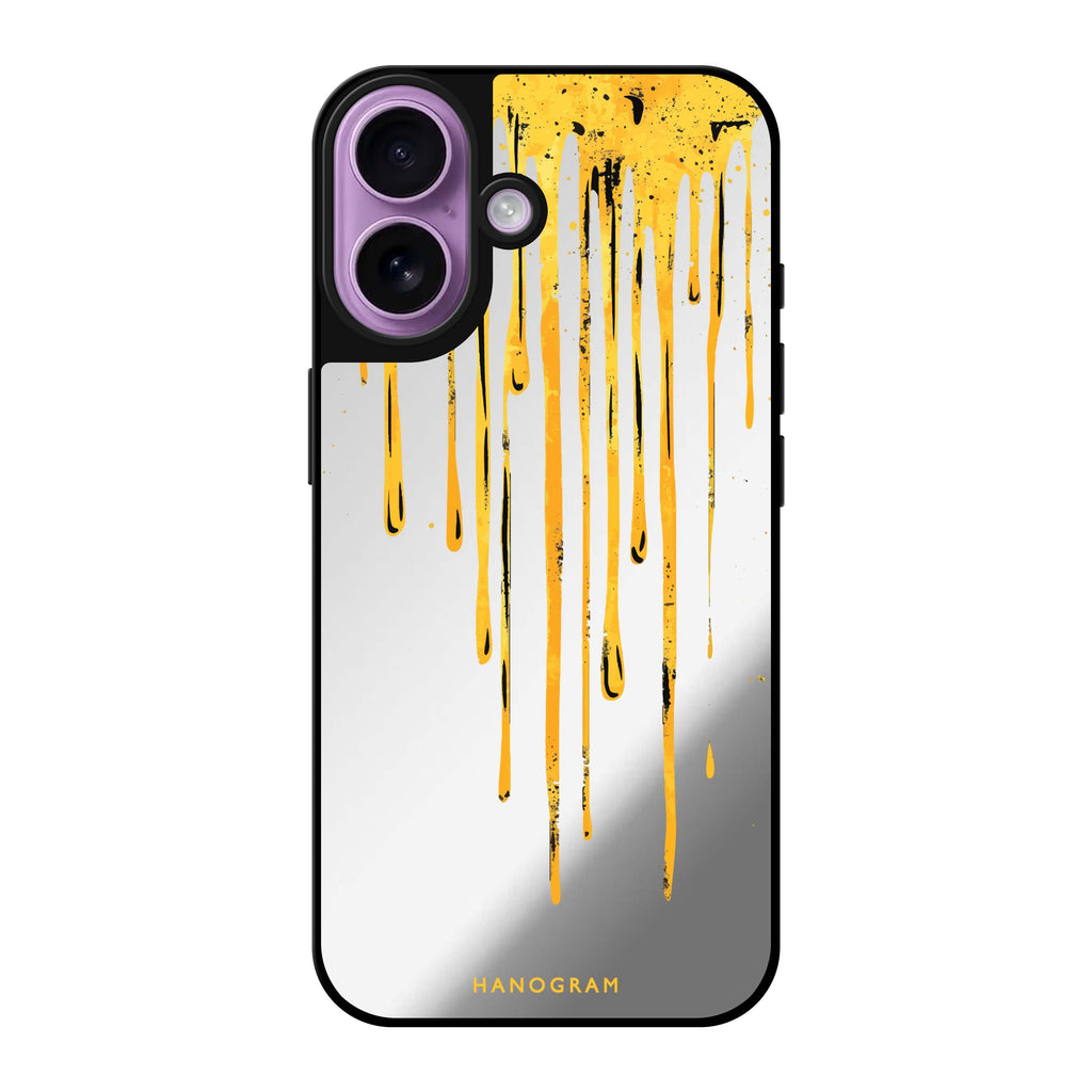 Reflective iPhone 16 Mirror Case –Opulent Flow Design
