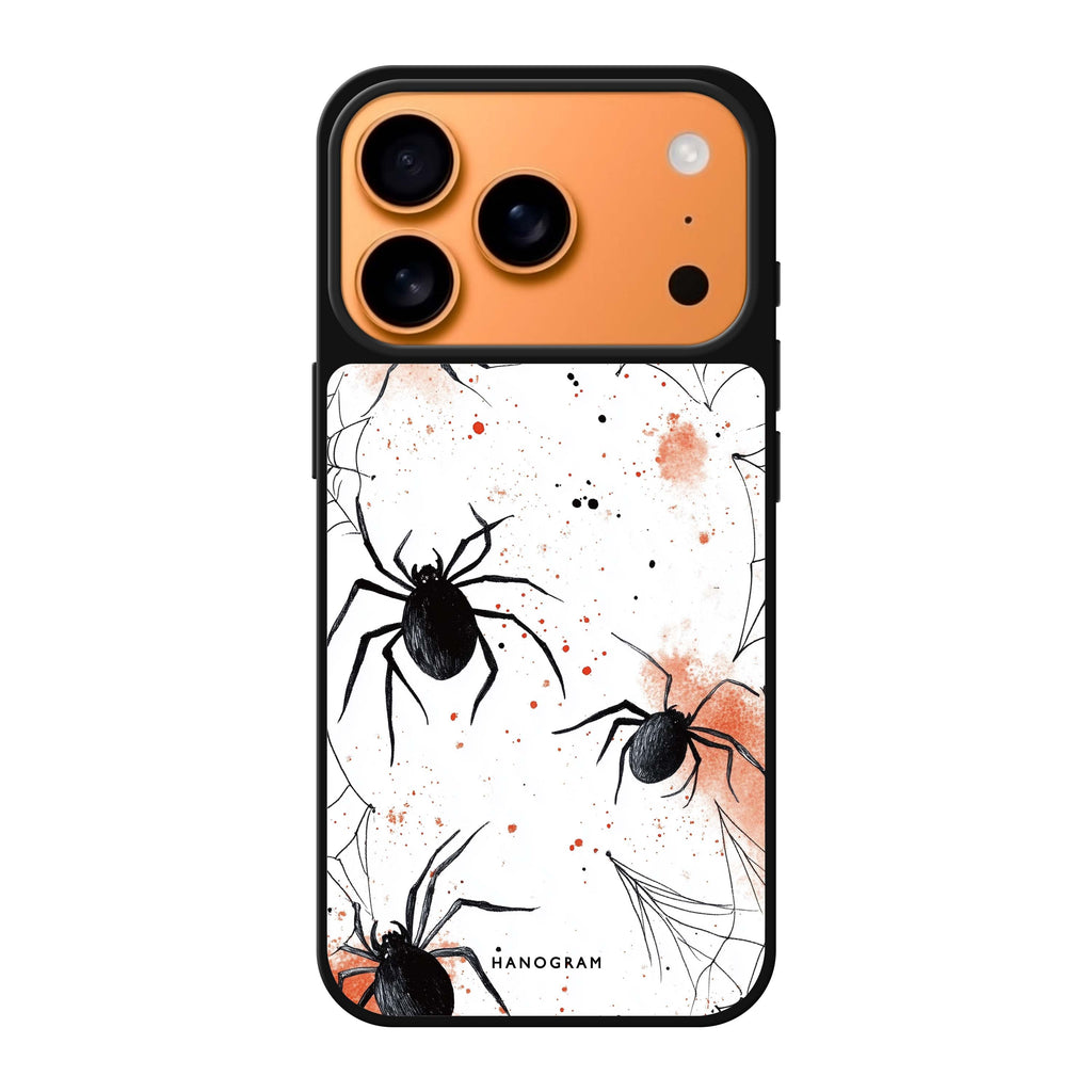 Web of Whimsy halloween spooky iPhone 17 Pro Max mirror case