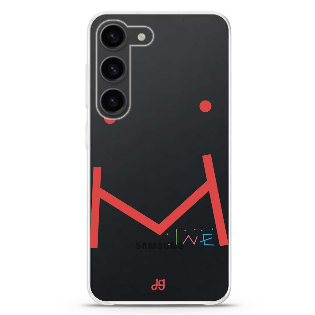 Mine ultra-clear case for Samsung Galaxy S23/S22, front view