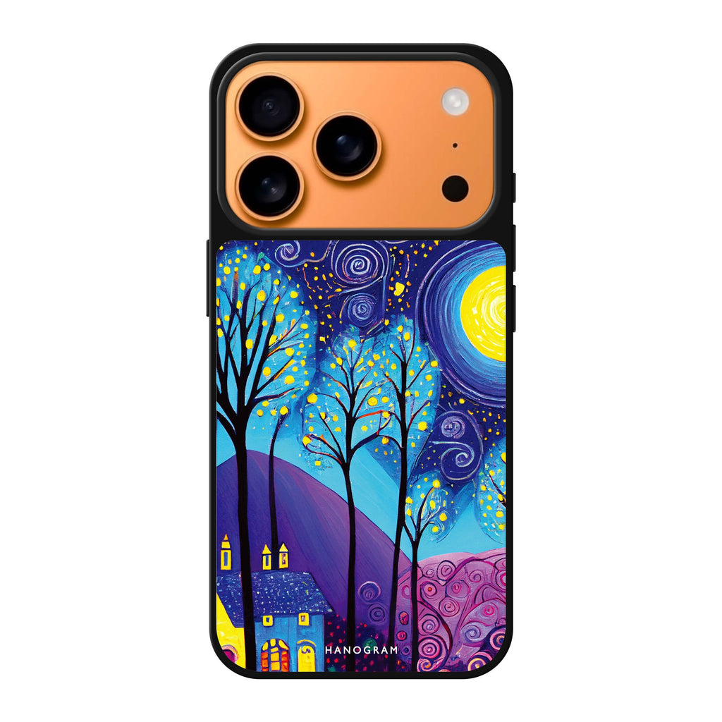 A night dark iPhone 17 Pro Max mirror case