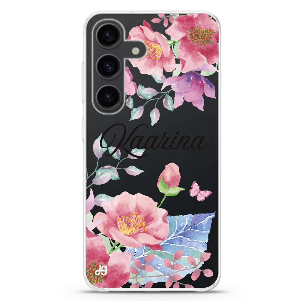 Butterfly Garden Galaxy A54 Ultra Clear Case