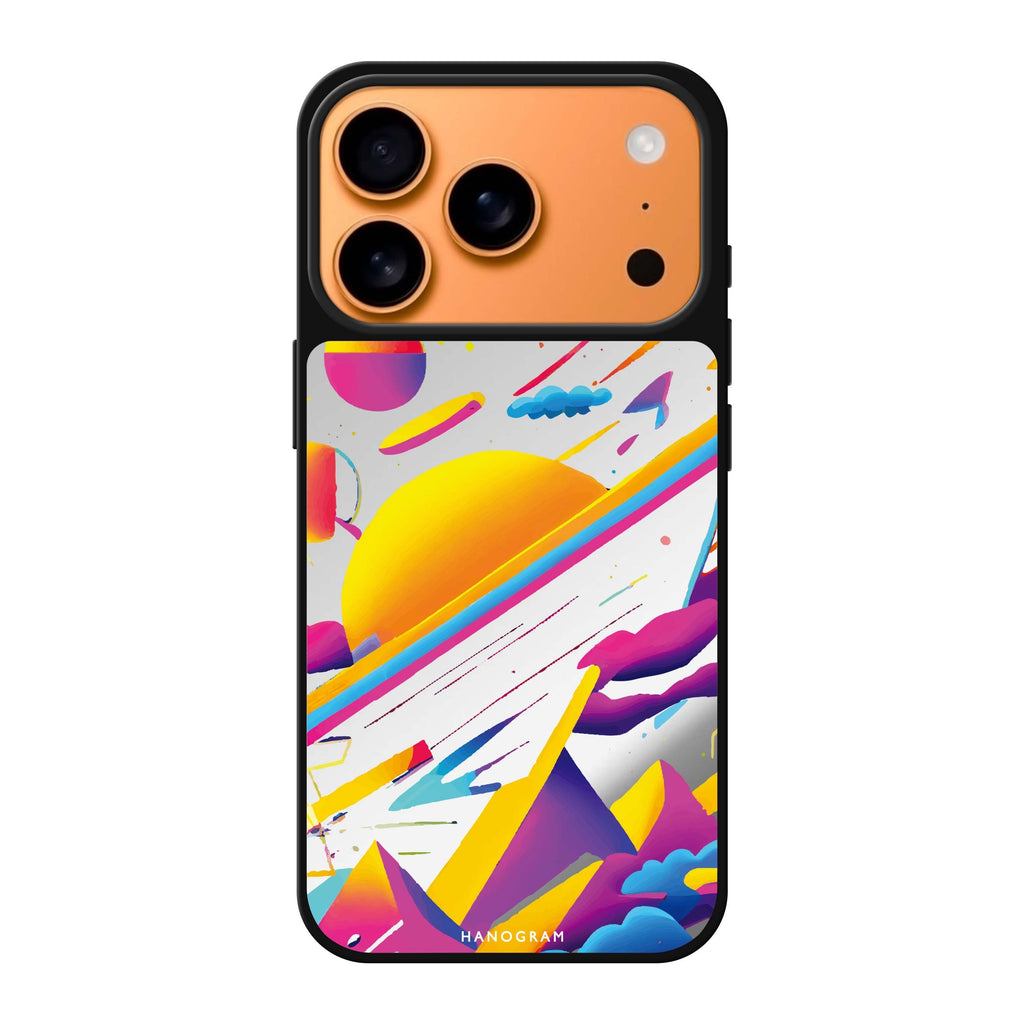 Galaxy Art abstract celestial iPhone 17 Pro Max mirror case