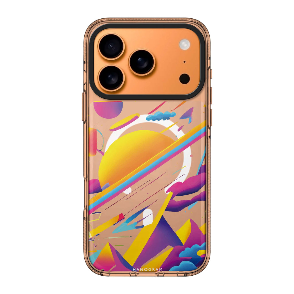 Galaxy Art abstract celestial iPhone 17 Pro Max ultra clear case