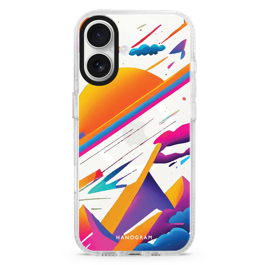 Galaxy Art MagSafe Compatible iPhone 16 Ultra Clear Case - Personalized and Stylish Protection