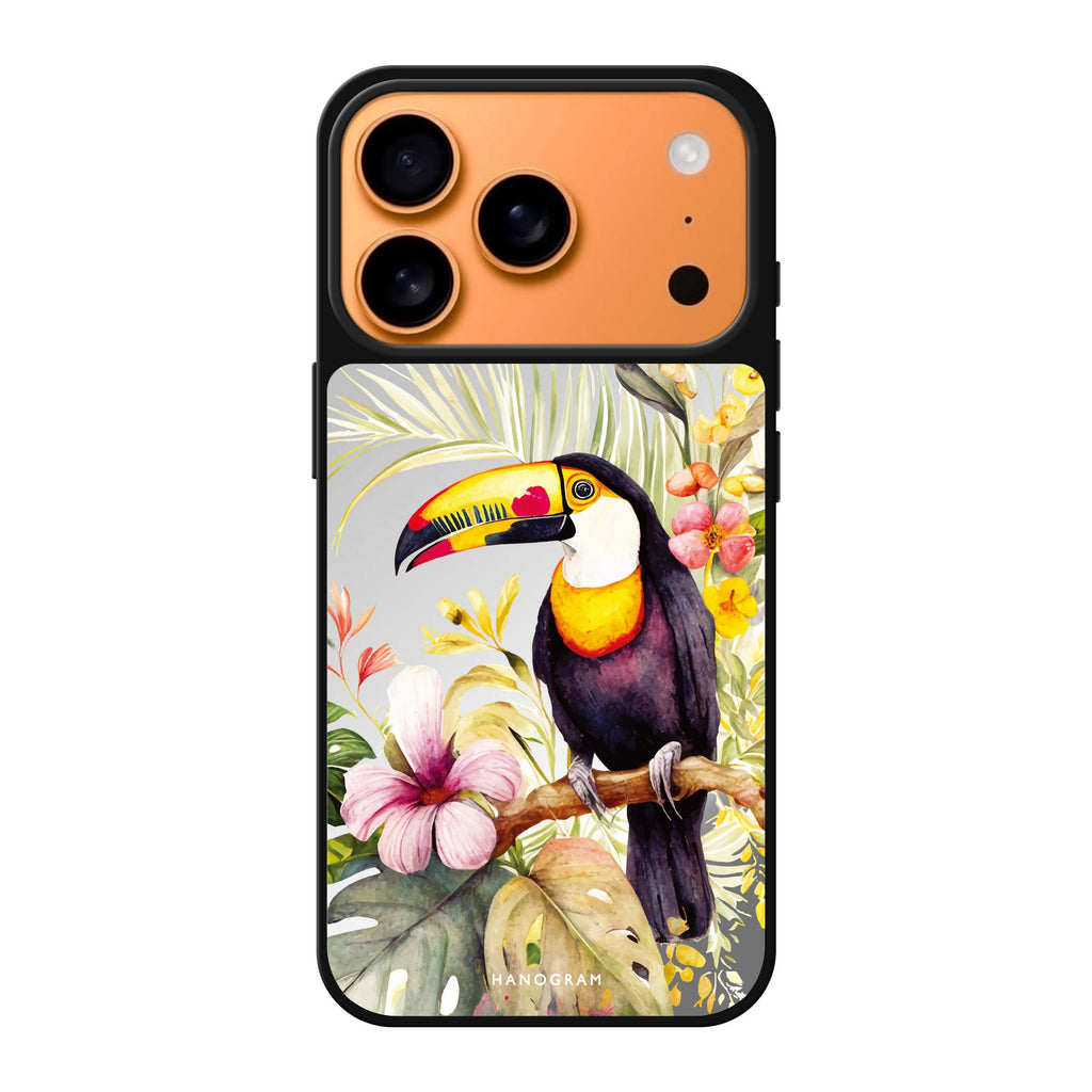 Tropical bird summer bird animal iPhone 17 Pro Max mirror case