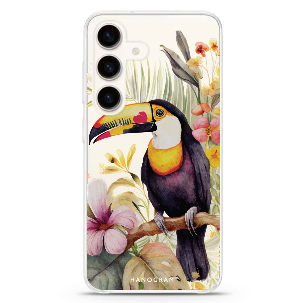 Tropical bird Samsung Galaxy Ultra Clear Case
