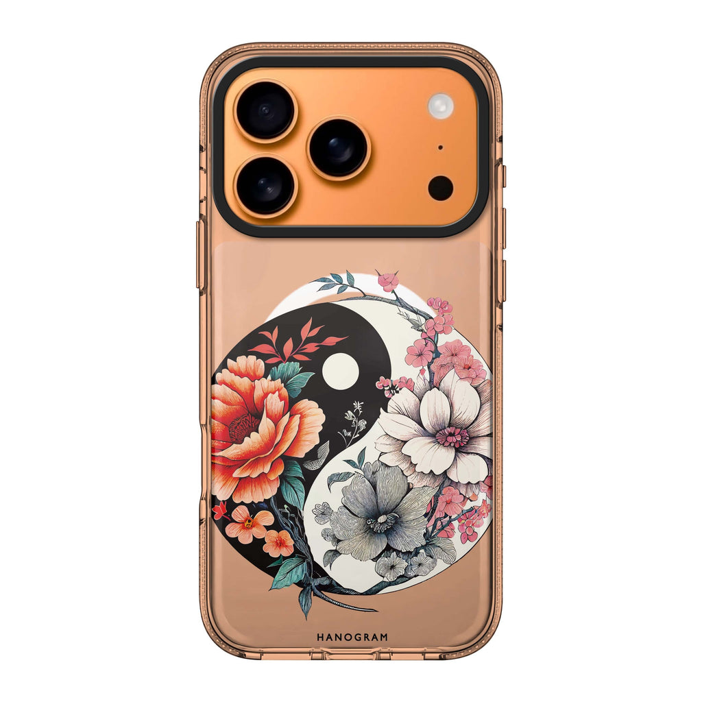 Floral & Tai Chi flower floral spring iPhone 17 Pro Max ultra clear case