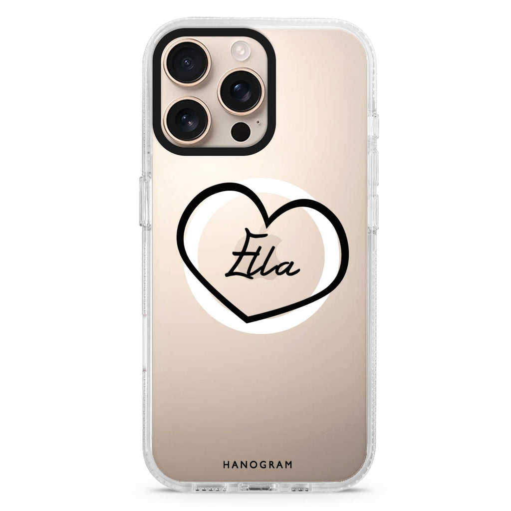 Bleeding Passion MagSafe Compatible iPhone 16 Pro Ultra Clear Case - Personalized and Stylish Protection