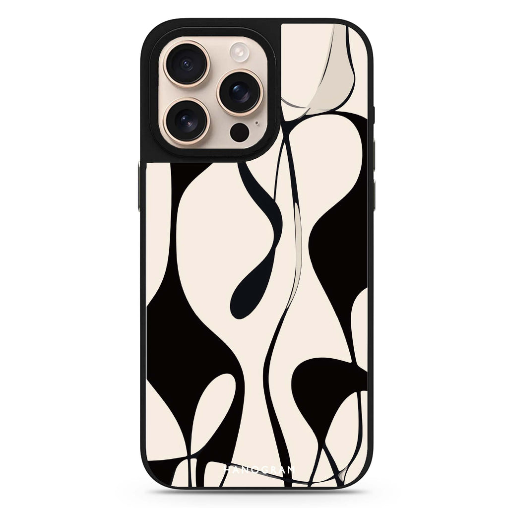 Graphic Loop MagSafe compatible mirror case for iPhone 16/15/14 Pro Max and Pro, main view