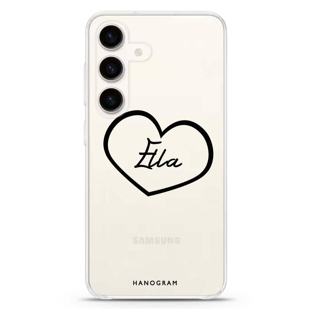 Sweet Heart Samsung Galaxy Ultra Clear Case