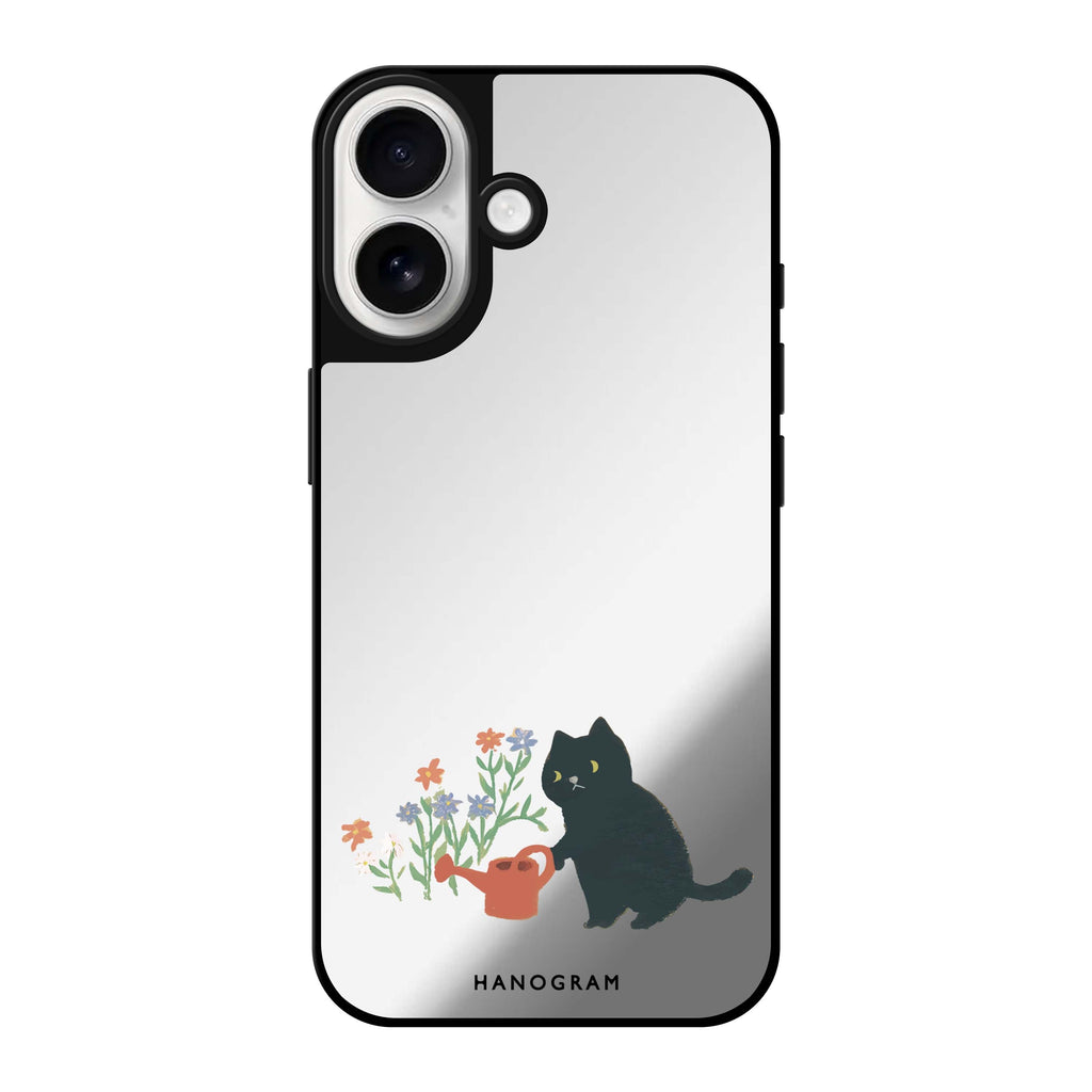 Purrfect Gardener Mirror Case