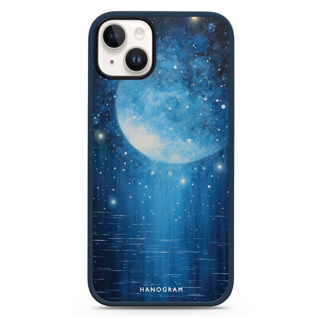 Midnight Crescent iPhone 15 Impact Guard Bumper Case
