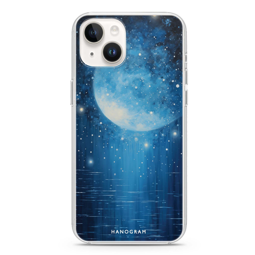 Midnight Crescent iPhone 13 Mini Ultra Clear Case