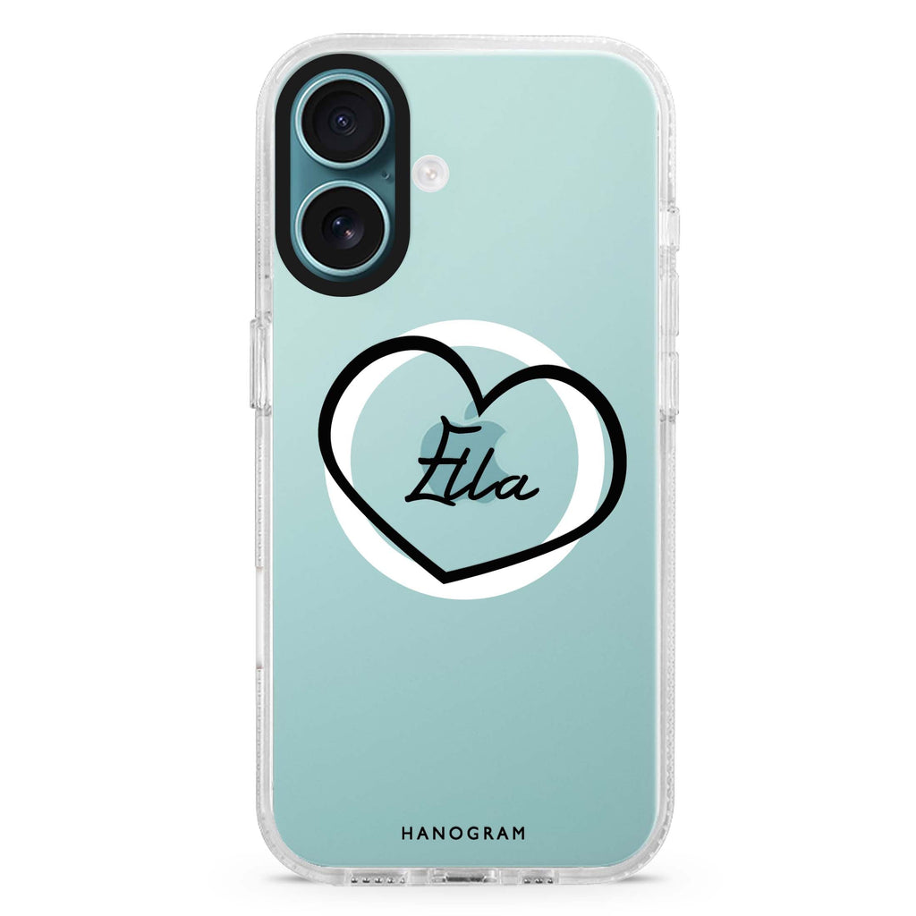 Sweet Heart MagSafe Compatible iPhone 16 Ultra Clear Case - Personalized and Stylish Protection