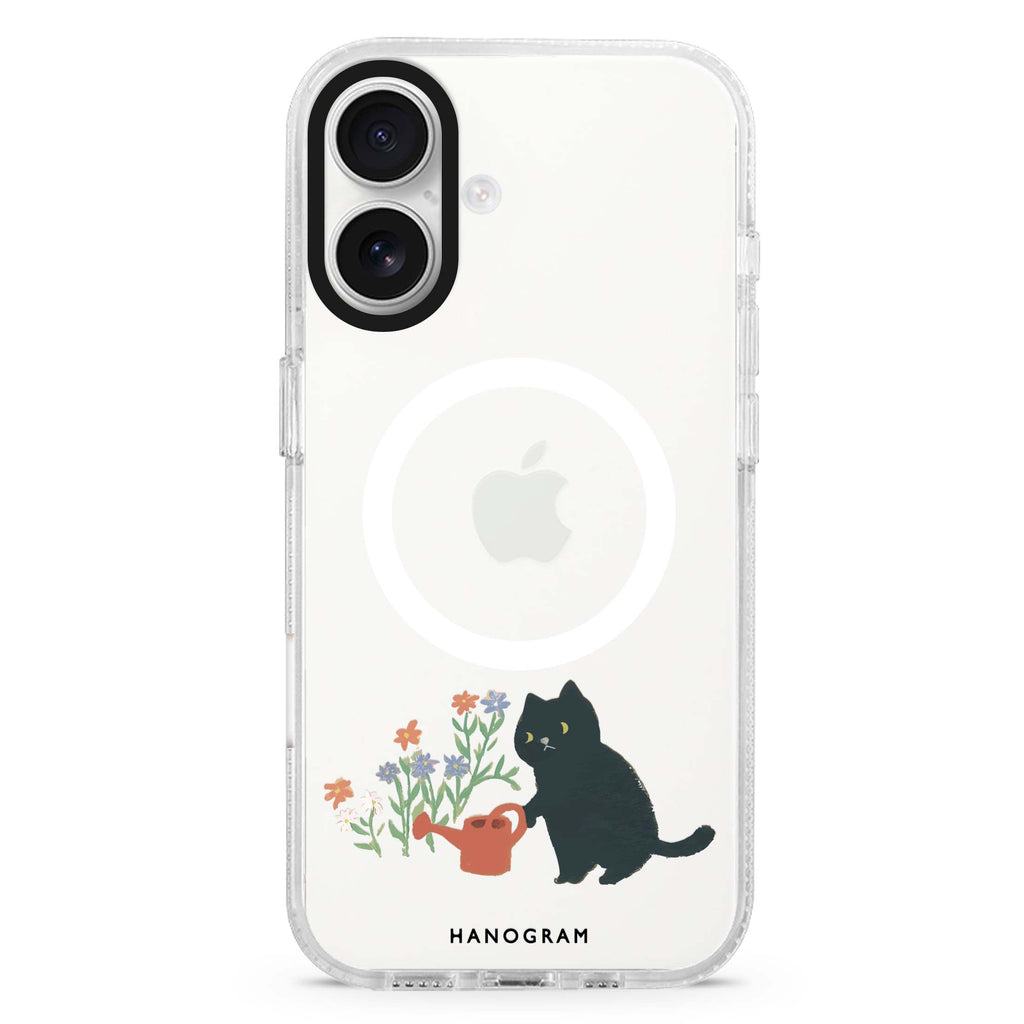 Purrfect Gardener MagSafe Compatible Ultra Clear Case