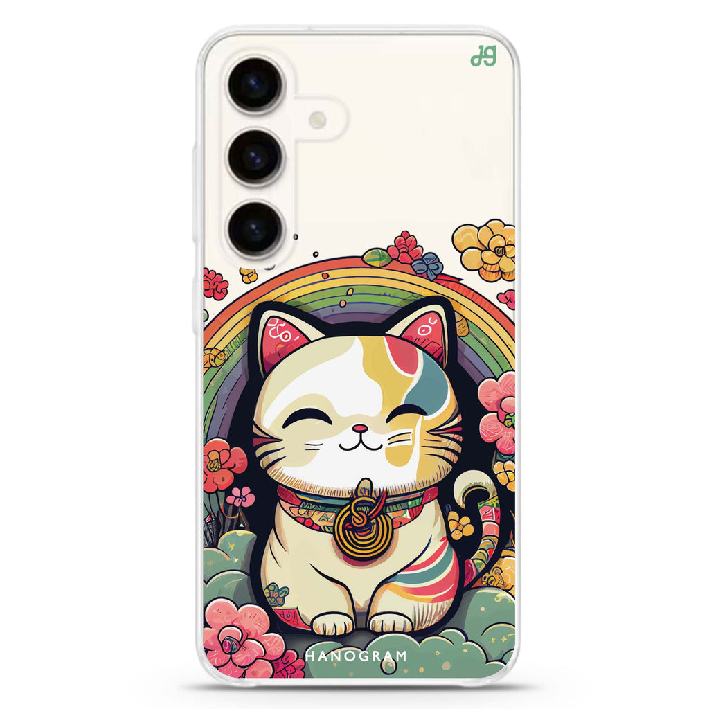 Japanese Lucky Cat Samsung Galaxy Ultra Clear Case