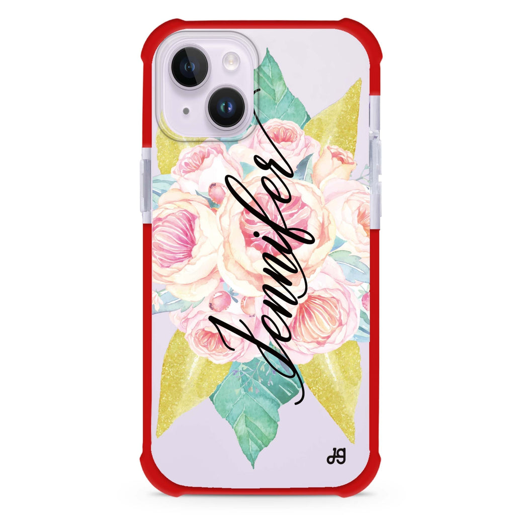 Abloom Rose iPhone 15 Plus MagSafe Compatible Ultra Shockproof Case