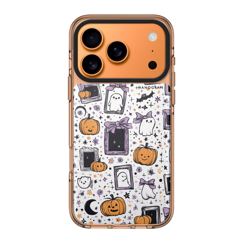 Haunted Gallery ghost Halloween spooky iPhone 17 Pro Max ultra clear case