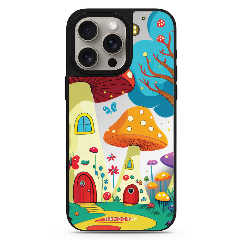 Mushroom Art #1 MagSafe compatible mirror case for iPhone 16/15/14 Pro Max and Pro, main view