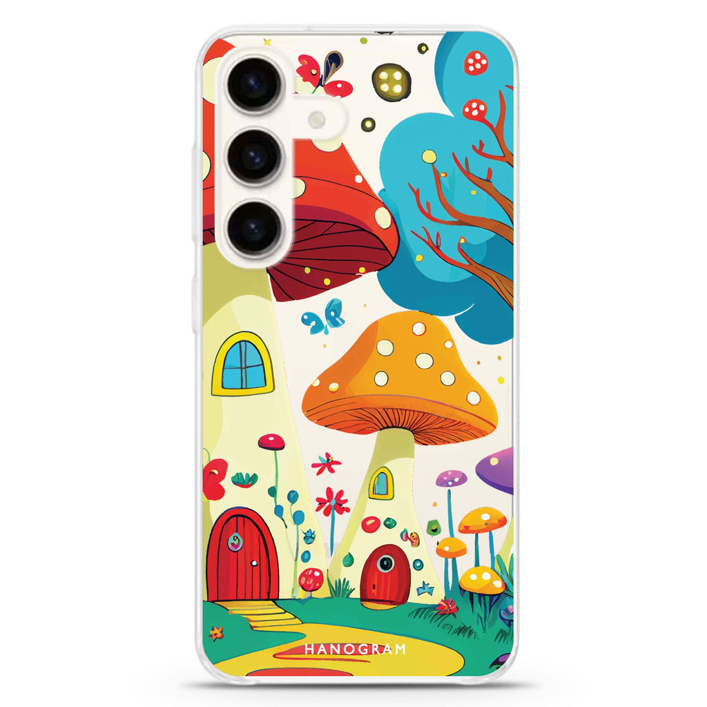 Mushroom Art Samsung Galaxy Ultra Clear Case