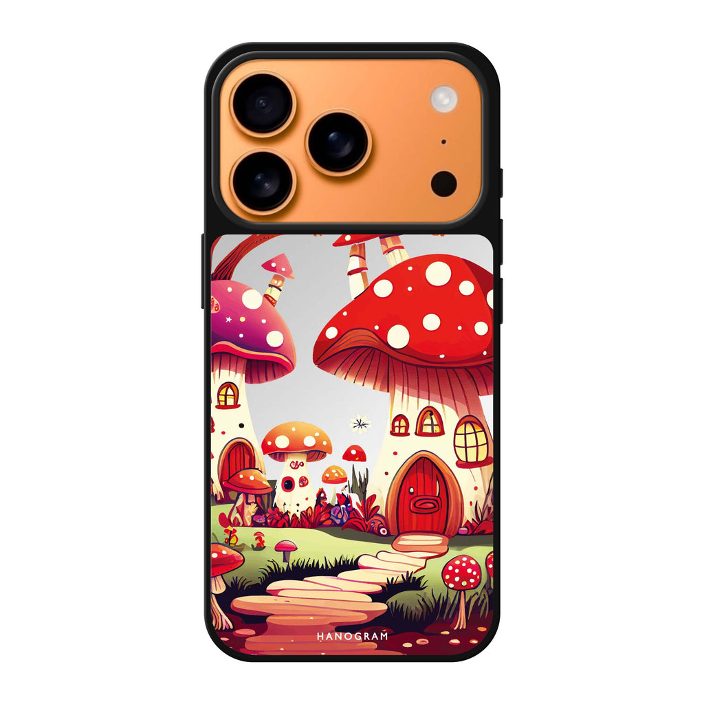 Mushroom Art #2 mushroom abstract iPhone 17 Pro Max mirror case