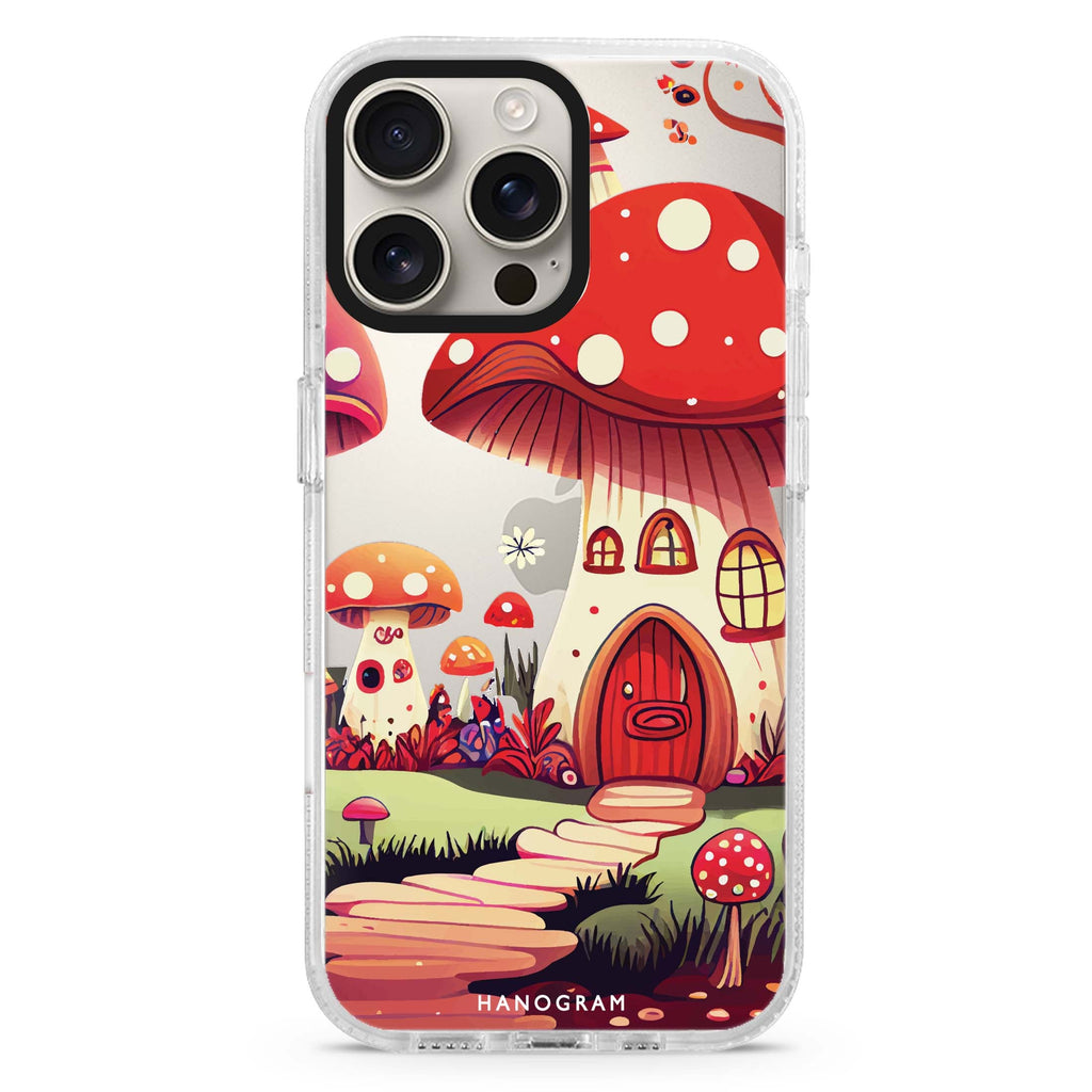 Mushroom Art iPhone 16 Pro & 16 Pro Max Case - Personalized and Stylish Protection