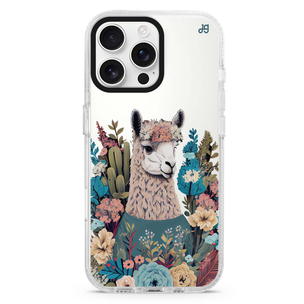 Lama in the garden iPhone 16 Pro & 16 Pro Max Case - Personalized and Stylish Protection
