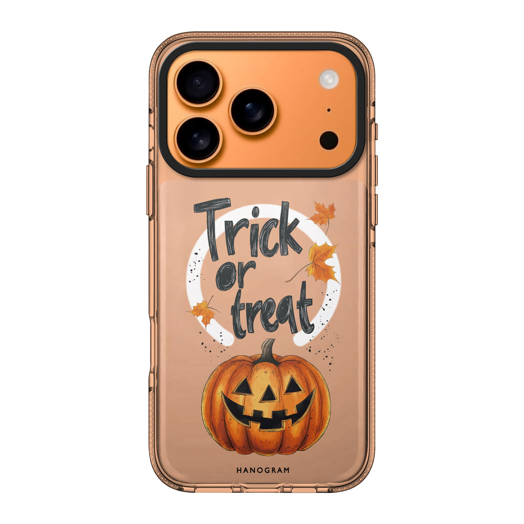 Trick or Treat Delight Halloween playful spooky iPhone 17 Pro Max ultra clear case