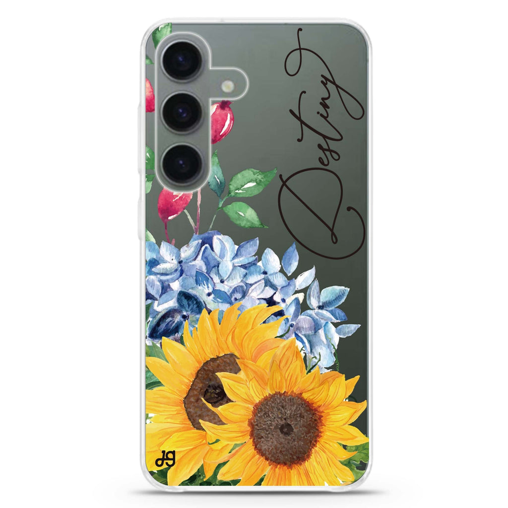 Blooming Sunflower Galaxy A54 Ultra Clear Case