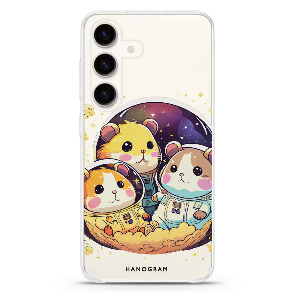 Cute space squirrels Samsung Galaxy Ultra Clear Case