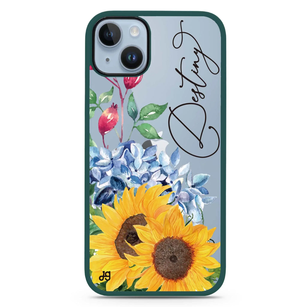 Blooming Sunflower iPhone 15 Plus Impact Guard Bumper Case