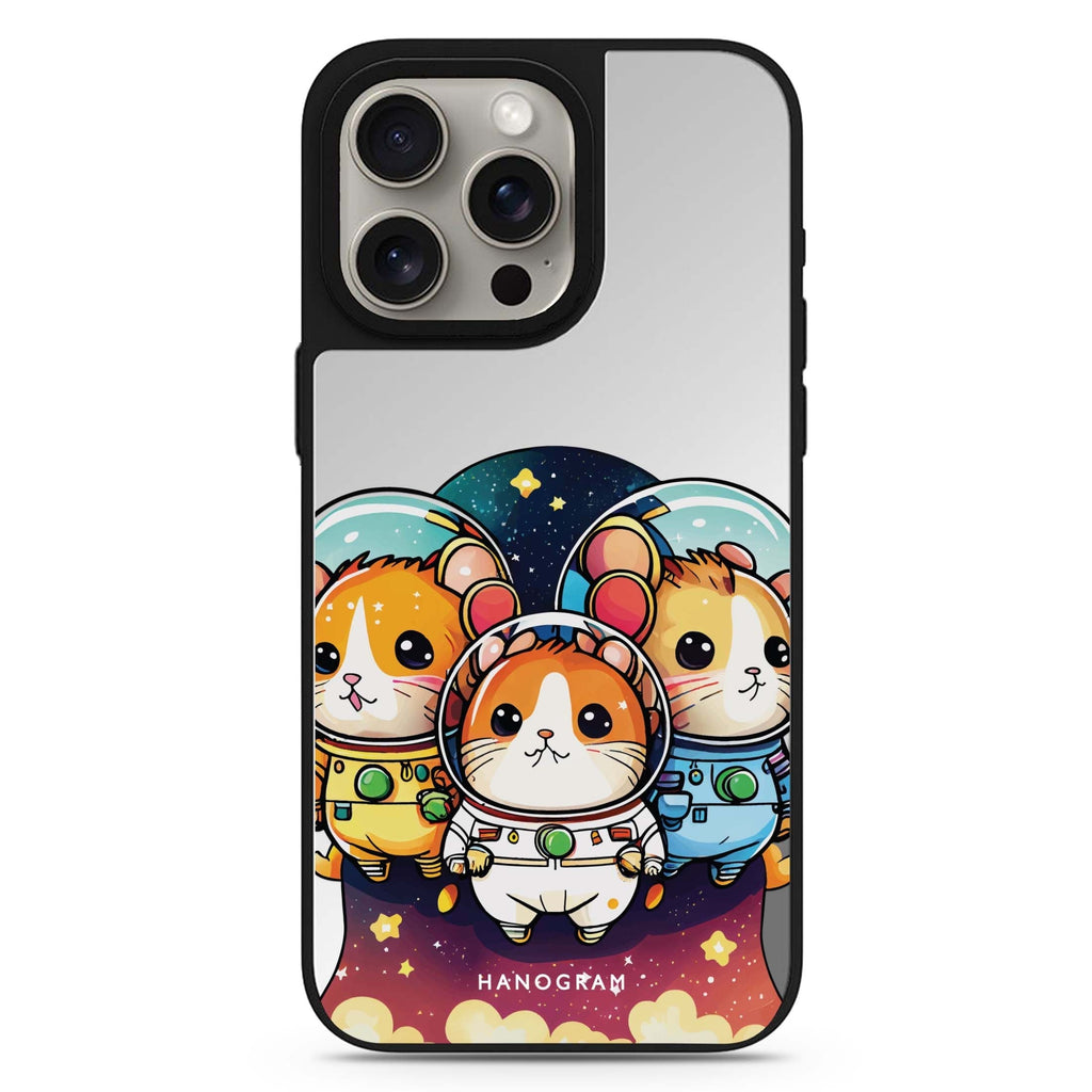 Space Squirrels MagSafe compatible mirror case for iPhone 16/15/14 Pro Max and Pro, main view