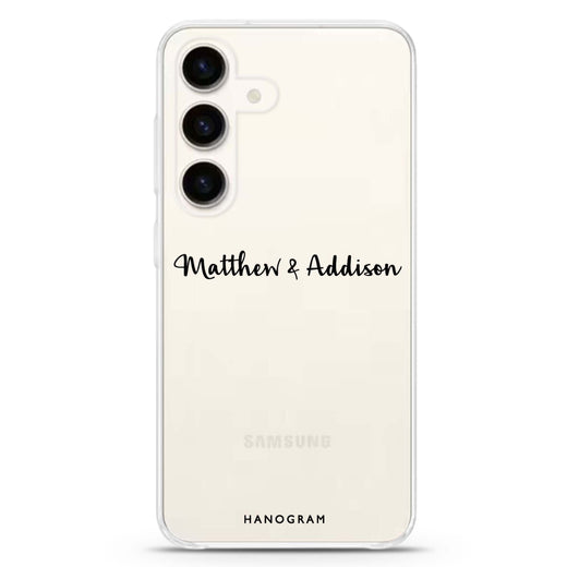 Me & You Samsung Galaxy Ultra Clear Case
