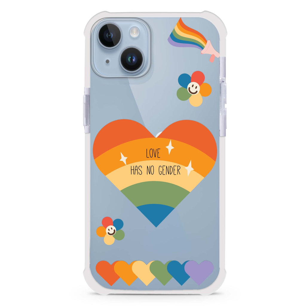 Love Has no gender iPhone 15 Plus Ultra Shockproof Case