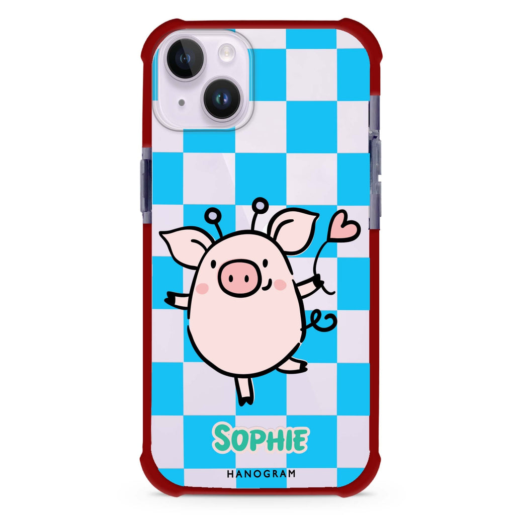 Happy Pig iPhone 15 Plus Ultra Shockproof Case
