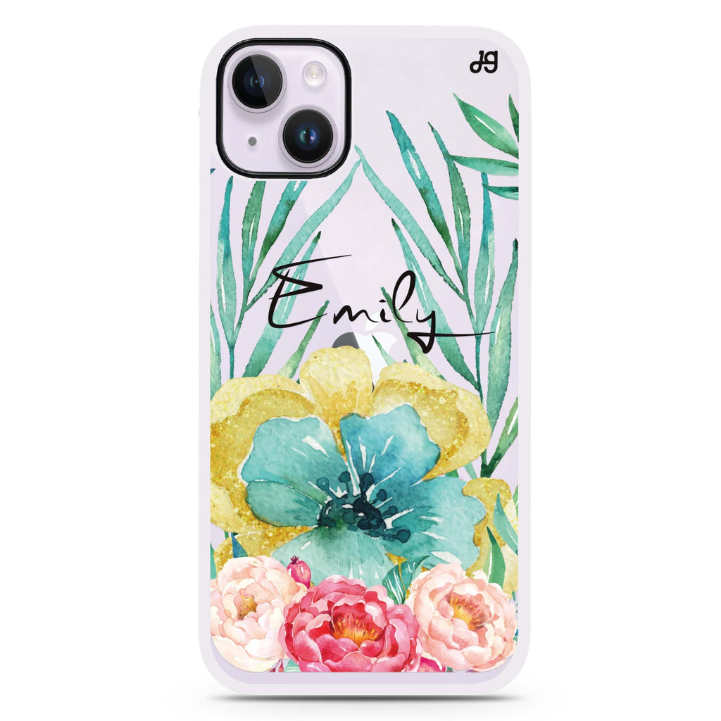 The Great Golden Flower iPhone 15 Impact Guard Bumper Case