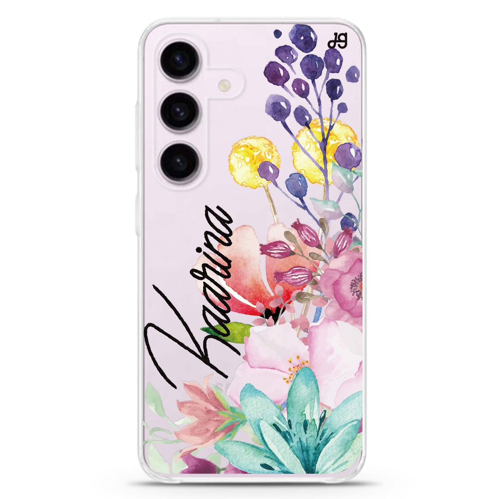 Precious Garden Florals Galaxy A54 Ultra Clear Case