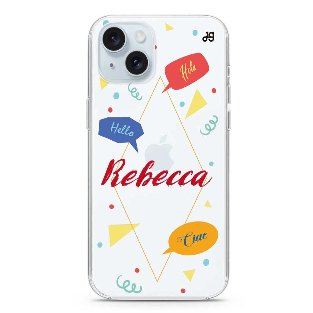 Communicate Fun iPhone Ultra Clear Case
