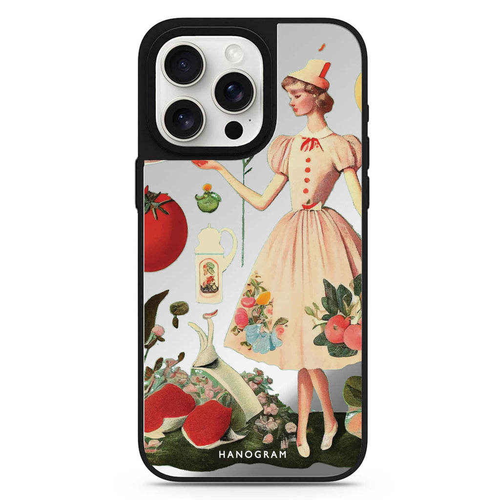 Noble Girl MagSafe compatible mirror case for iPhone 16/15/14 Pro Max and Pro, main view