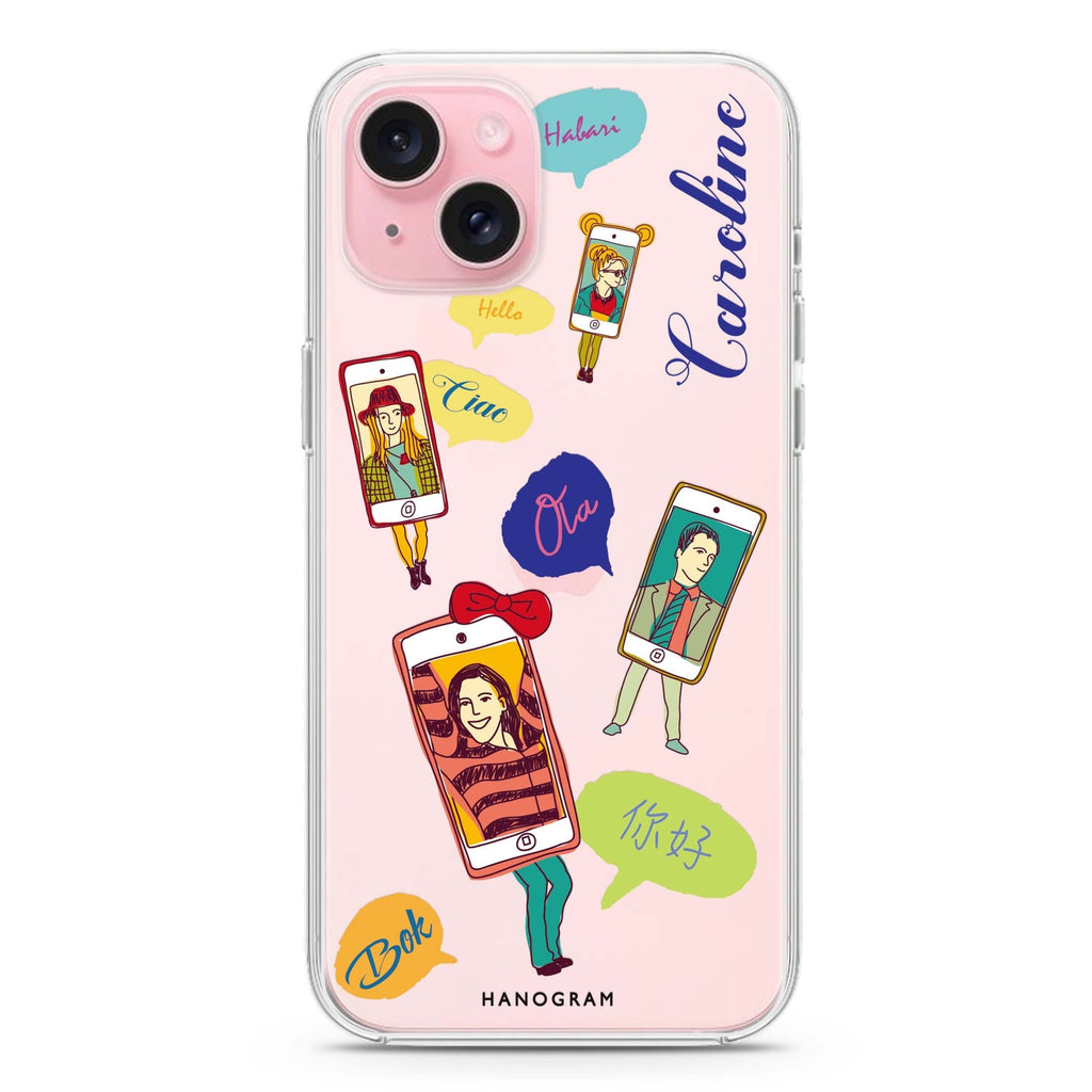 Phone Call iPhone 15 plus Ultra Clear Case
