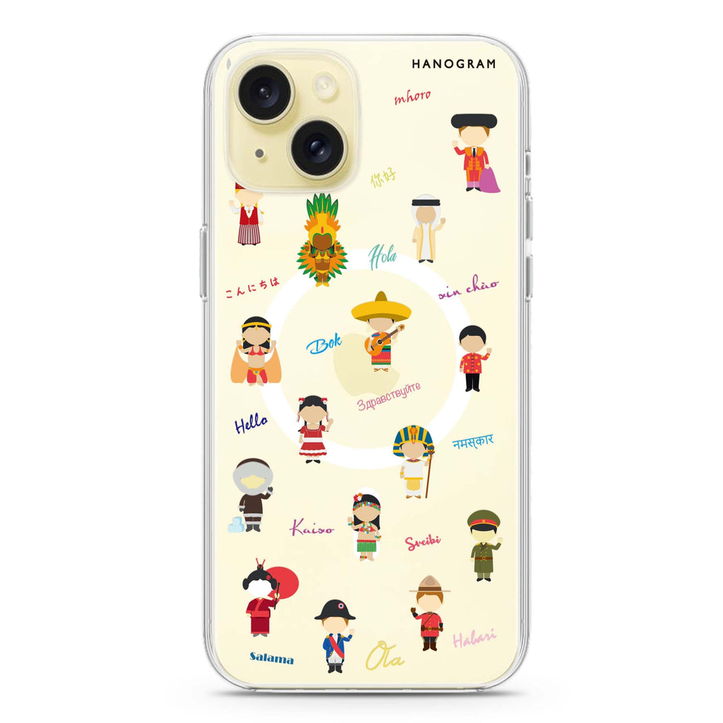Culture People iPhone 15 Plus MagSafe Compatible Ultra Clear Case