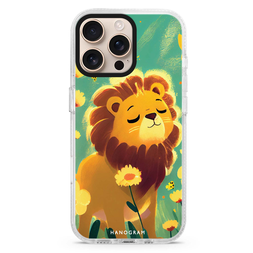 Lion in the garden iPhone 16 Pro & 16 Pro Max Case - Personalized and Stylish Protection