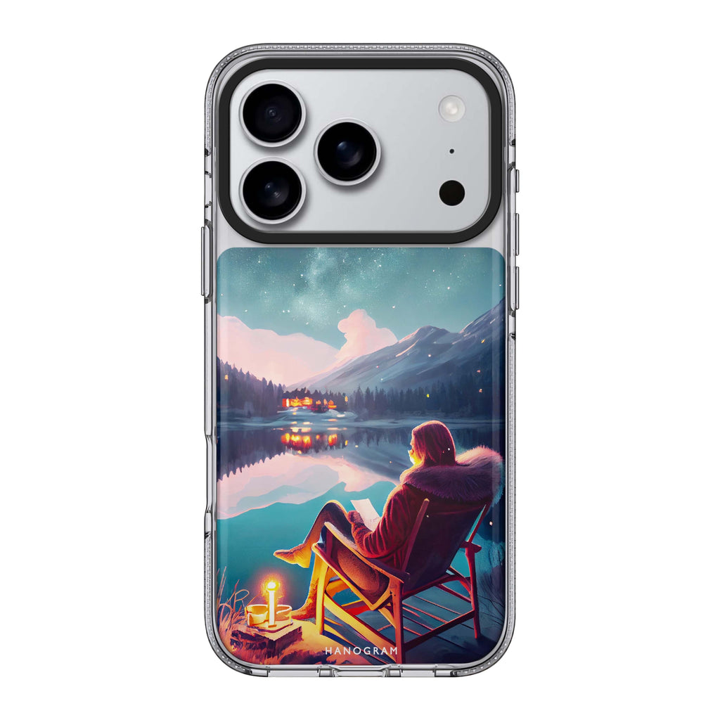 A Beautiful Night graphic dark iPhone 17 Pro Max ultra clear case