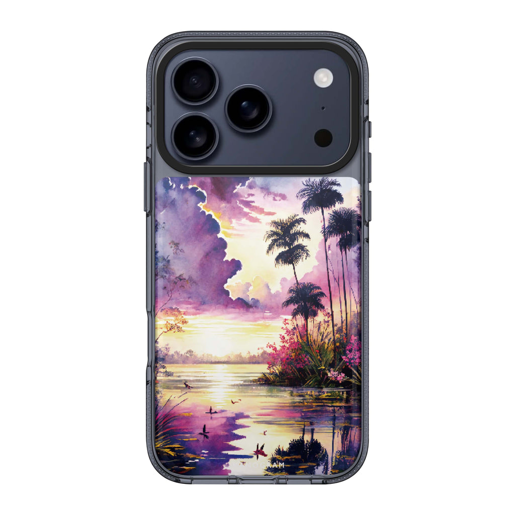 Tropical rainforest nature summer iPhone 17 Pro Max ultra clear case