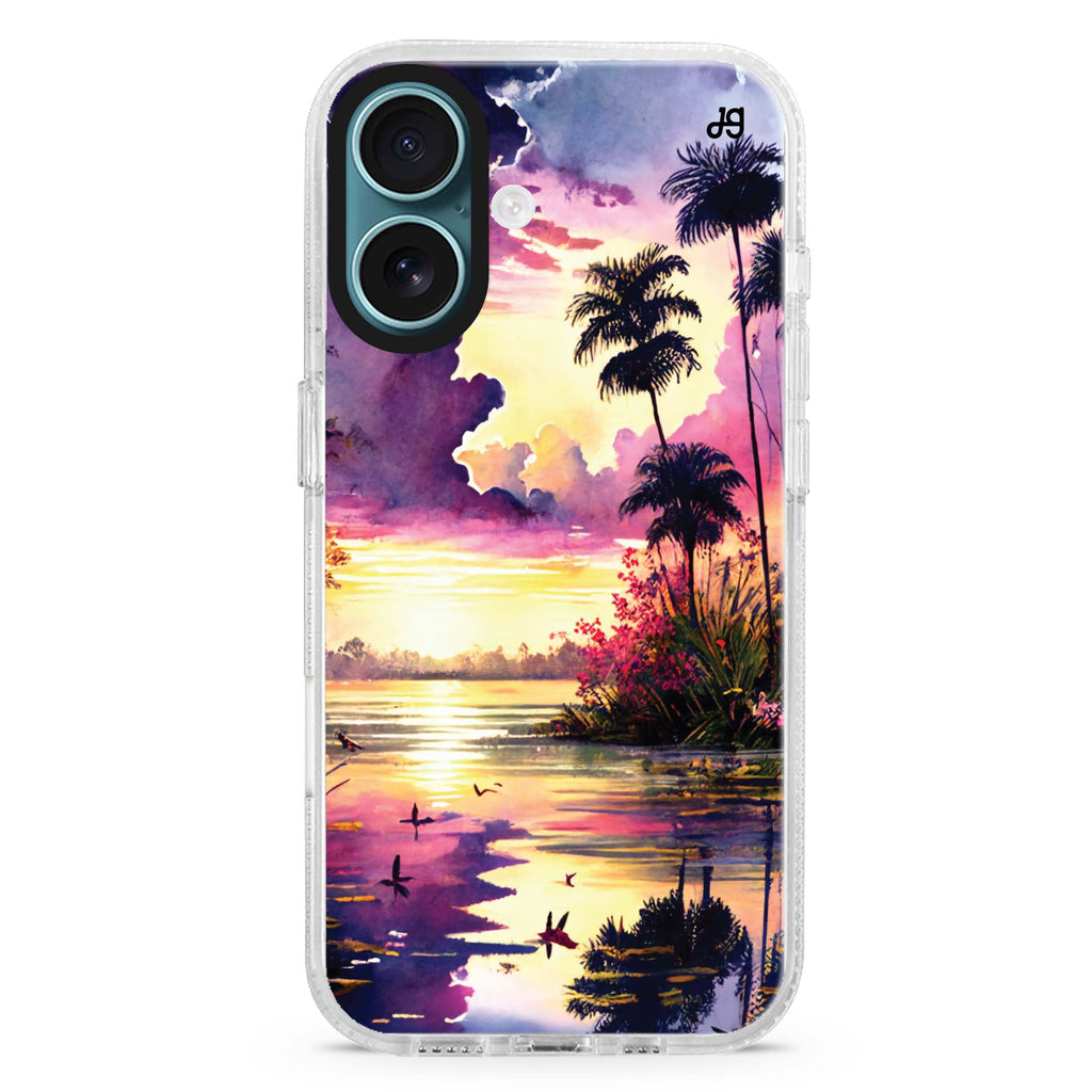 Tropical rainforest iPhone 16 Plus Ultra Clear Case