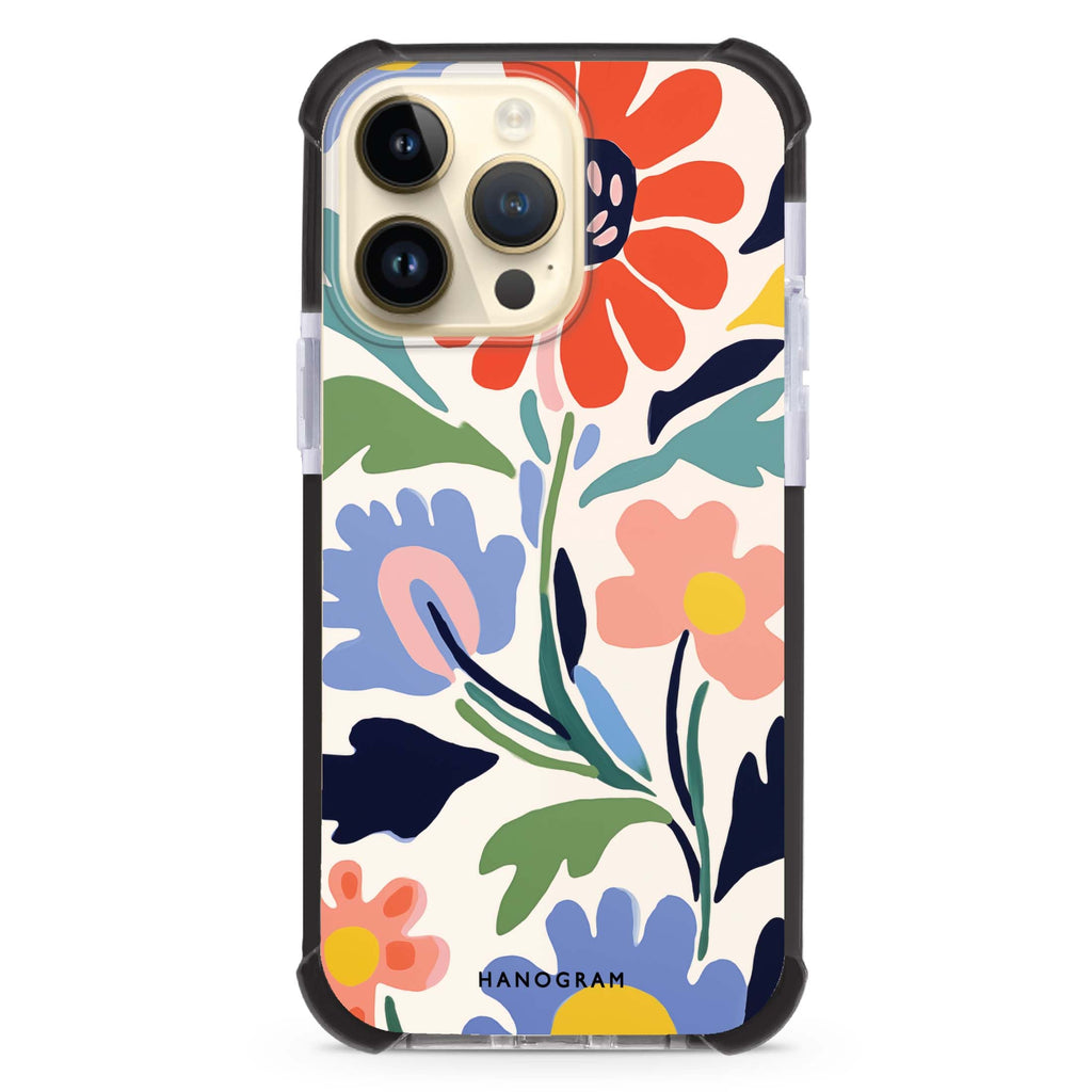 Brushed Blossoms MagSafe Compatible Ultra Shockproof Case