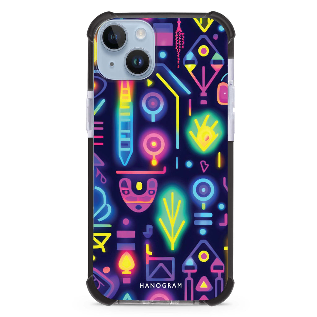 Neon Sparkle iPhone 15 Plus Ultra Shockproof Case